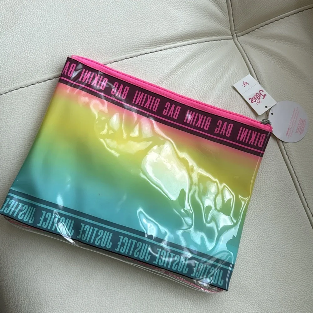 Justice Tropical Bikini‎ Swim Bag Initial (Letter M)
